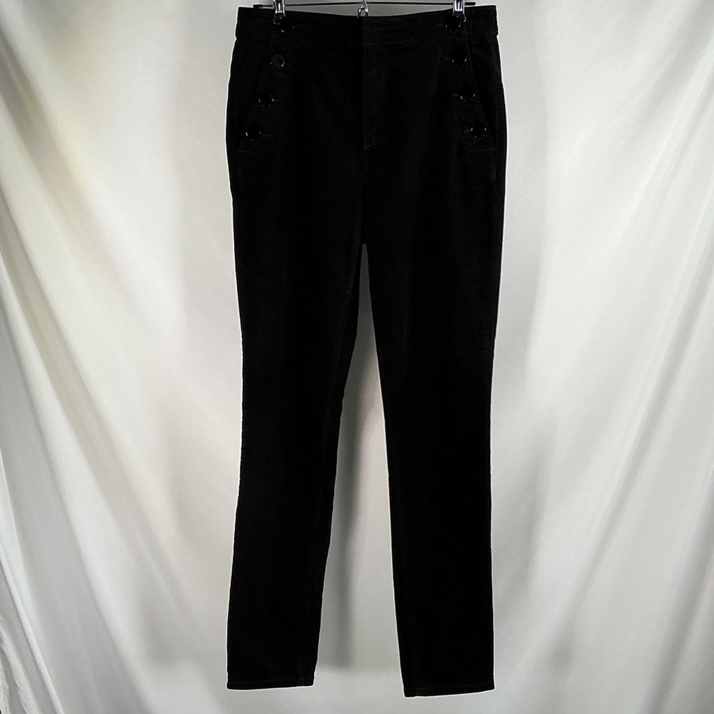 LOFT Black Mariner Velvet Skinny Pants Woman’s Size 27/4